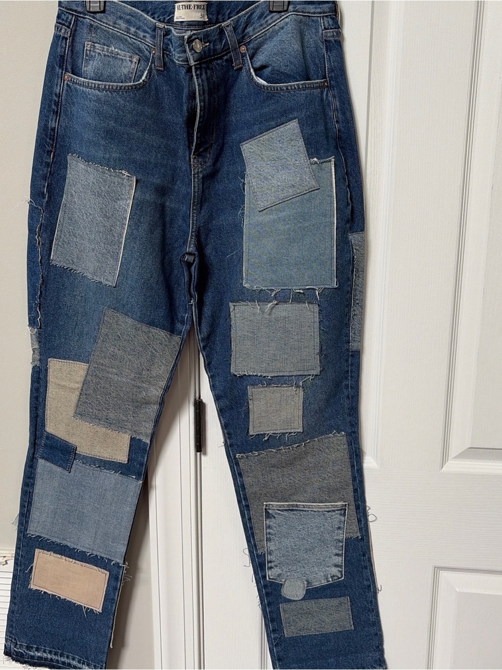 We The Free Medium Blue High-Rise Denim Jeans